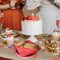Red and Gold Party Supplies,Serves 35 Guests 7" Red Paper Plates Napkins,Birthday Plates and Napkins for Wedding Graduation